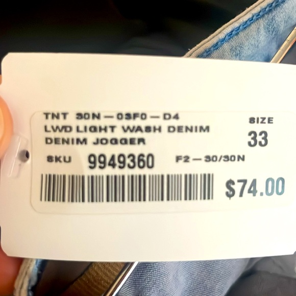 Tainted Denim Joggers - Picture 6 of 6